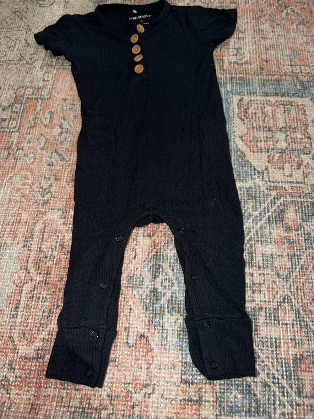 2T POSH PEANUT BUTTON UP ONE PIECE